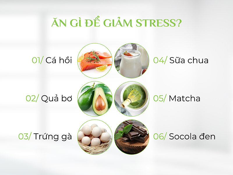 Ăn gì để giảm stress
