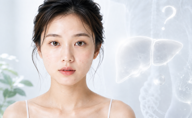 Da xấu có phải do gan không?