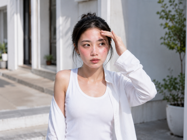 Da xấu còn do tác nhân ánh nắng
