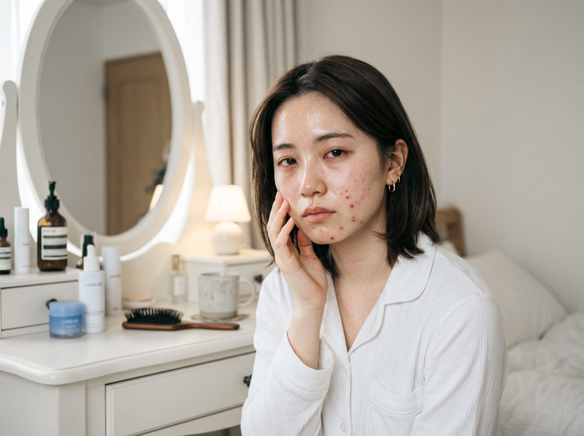 Stress ảnh hưởng trực tiếp đến làn da