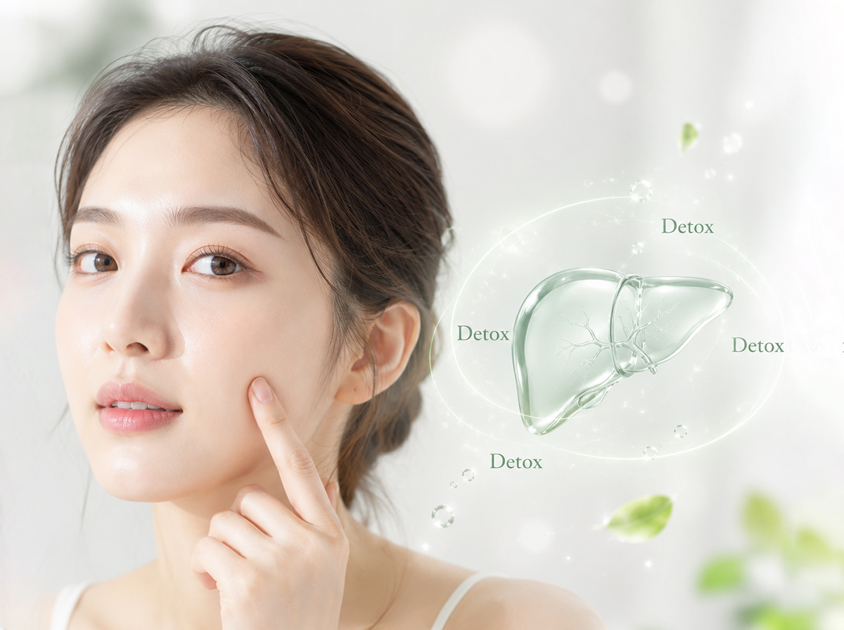 Thải độc gan có giúp da sáng hơn không?
